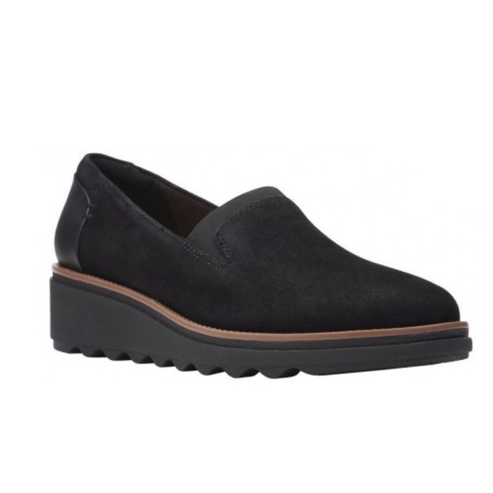 Women's Black Suede Loafers